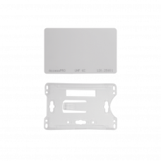 Kit de Tag UHF tipo Tarjeta para lectoras de largo alcance 900 MHZ / EPC GEN 2 / ISO 18000 6C / No imprimible / Incluye porta tarjeta