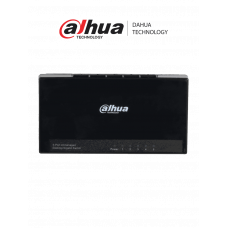 DAHUA PFS3005-5GT-L - Switch para Escritorio 5 Puertos/ Gigabit Ethernet/ 10/100/1000/ Diseño Compacto/ Capa 2/ Switching 10 Gbps/ Velocidad de Reenvio de Paquetes 7.44 Mbps