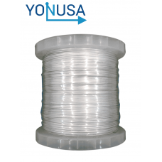 YONUSA BAAL500 - Bobina de alambre de aluminio de 500 mts. para líneas de cercos eléctricos YONUSA / Calibre 16 / Resistente a la corrosión